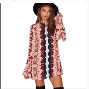 Free People Ossie Bell Sleeve Tunic Dress